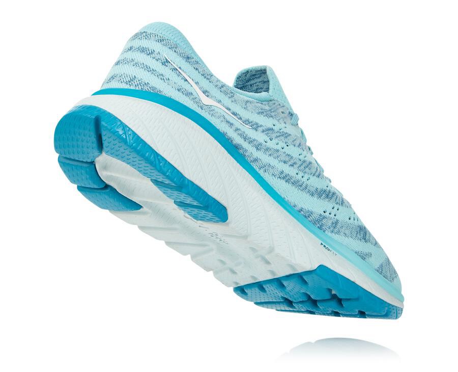 Walking Shoes Womens - Hoka One One Cavu 3 - Blue - YJWFEKB-87